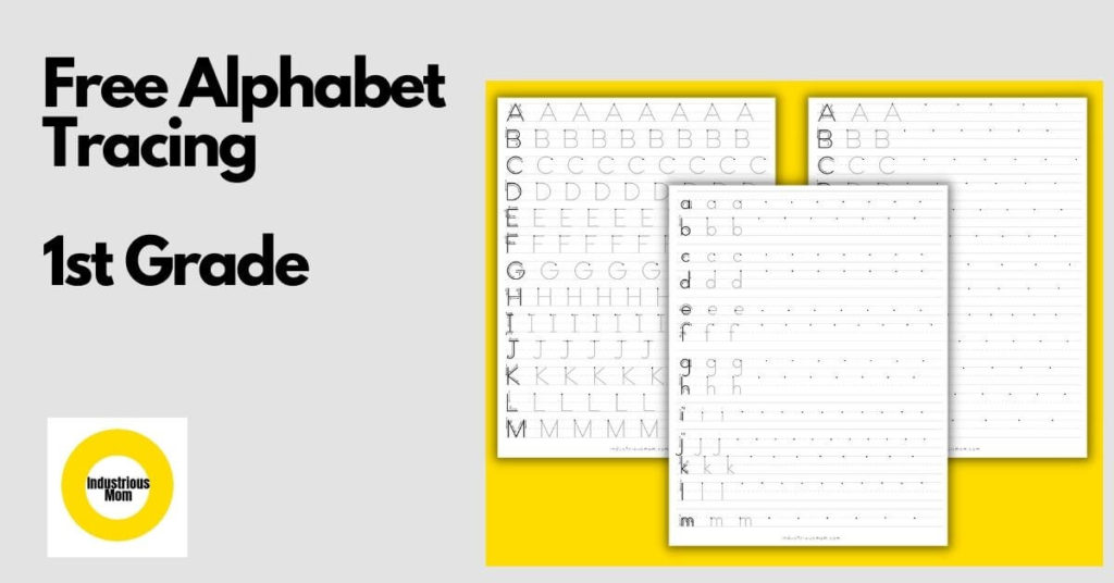 Free Alphabet Tracing Pages Capital Letters and Lowercase