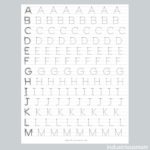 Alphabet Tracing Pages For 1st Grade - industriousmom