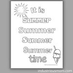 Free Summer Worksheets for Kindergarten and 1st Grade